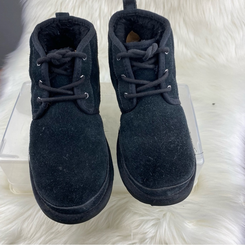 UGG LACE UP NEUMEL CHUNKY SUEDE WINTER ANKLE BOOTS SIZE 5